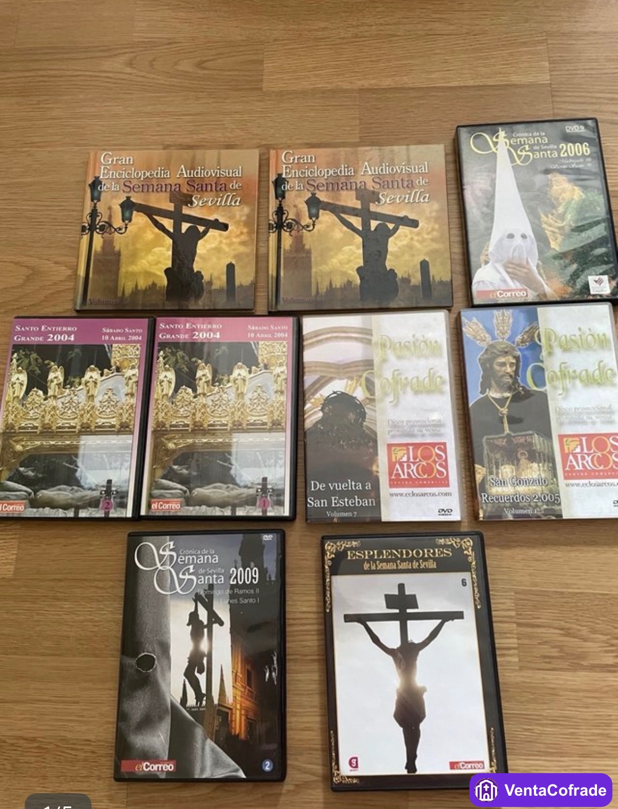 Lote dvds Semana Santa de Sevilla  - foto 1
