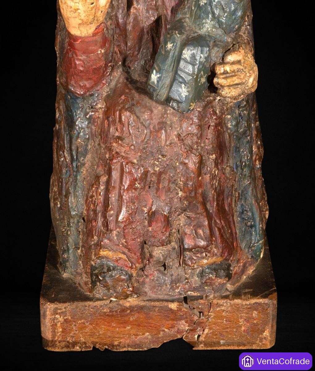 Virgen con Niño, escayola policromada, Miguel Gragera Calvo, s. XX - foto 3