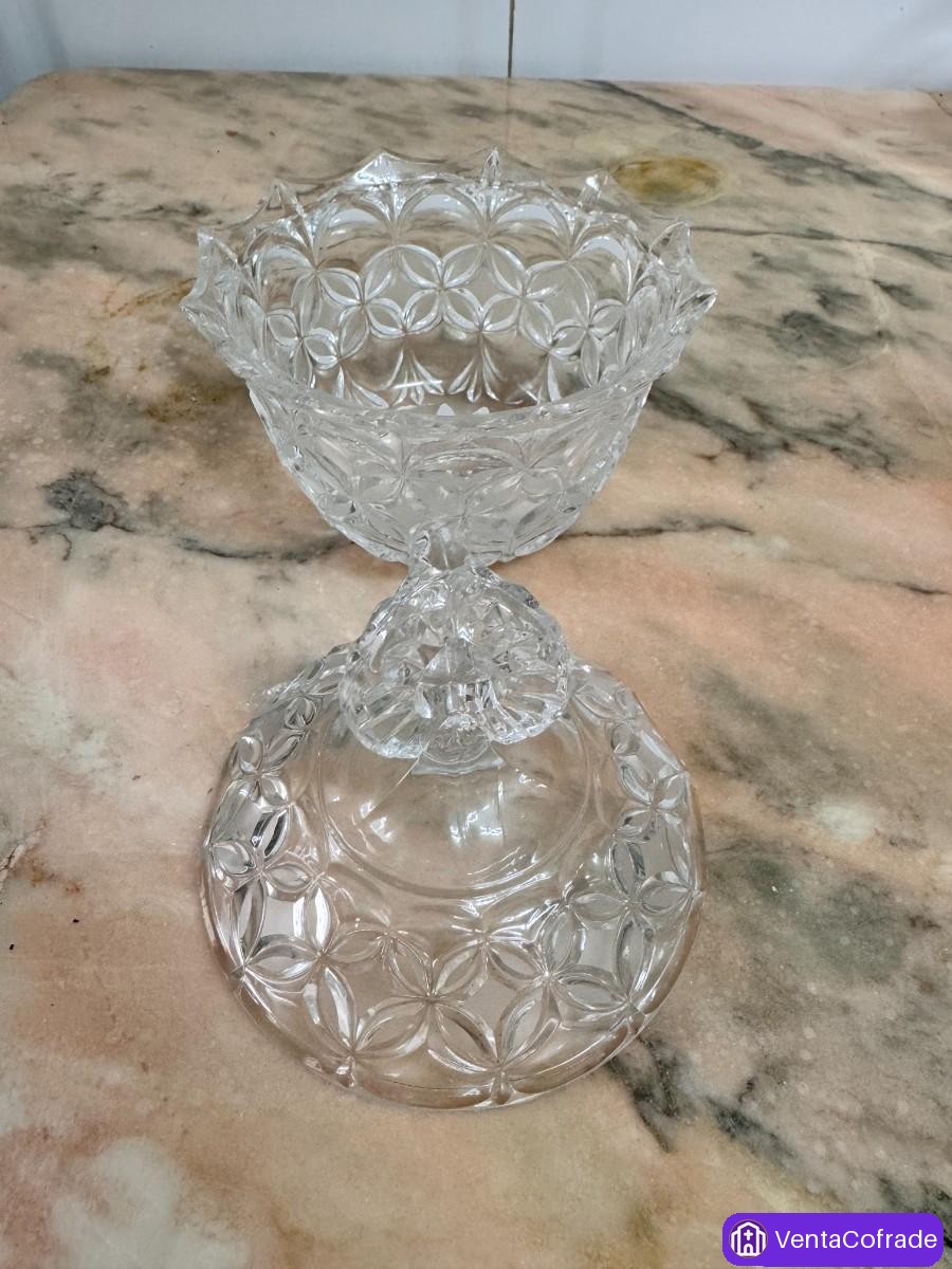 Bombonera Cristal Tallado Diamante - foto 3