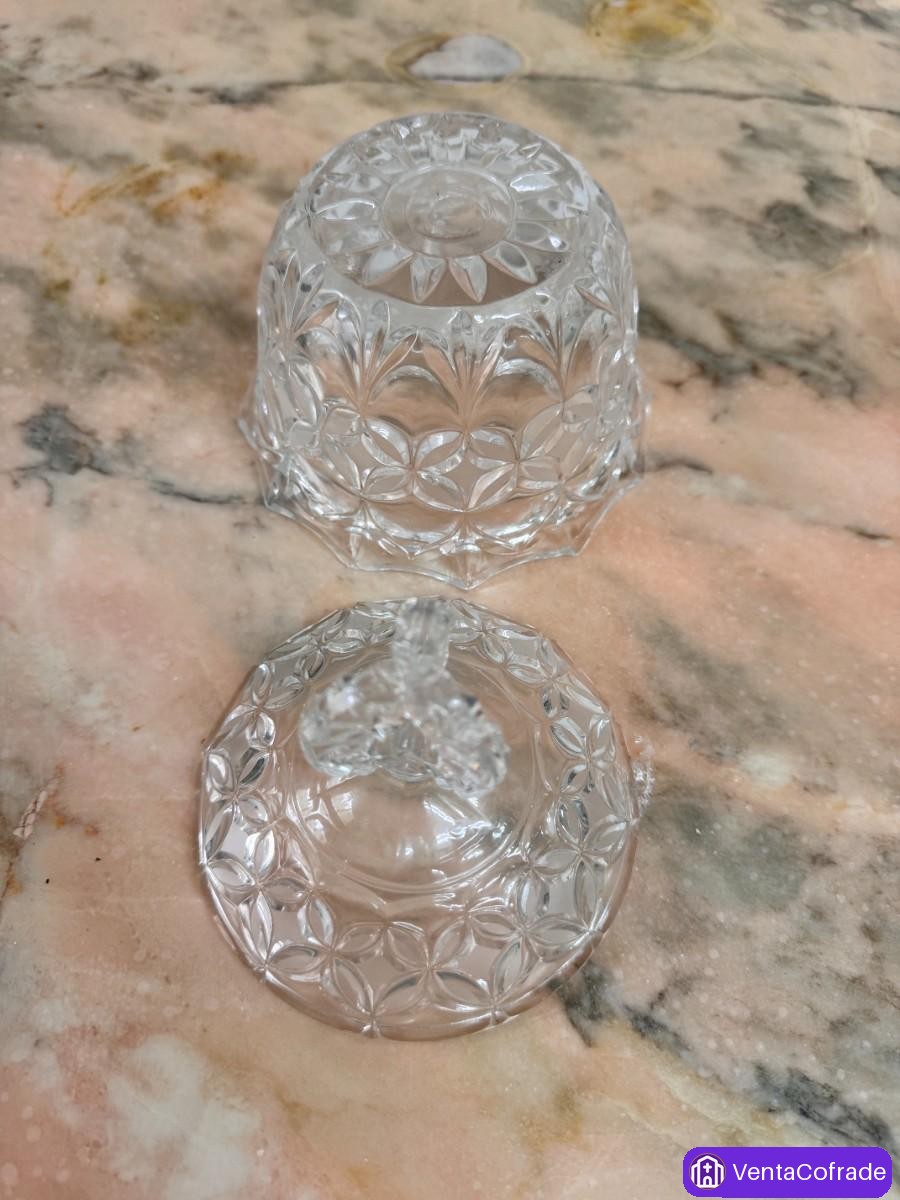 Bombonera Cristal Tallado Diamante - foto 4