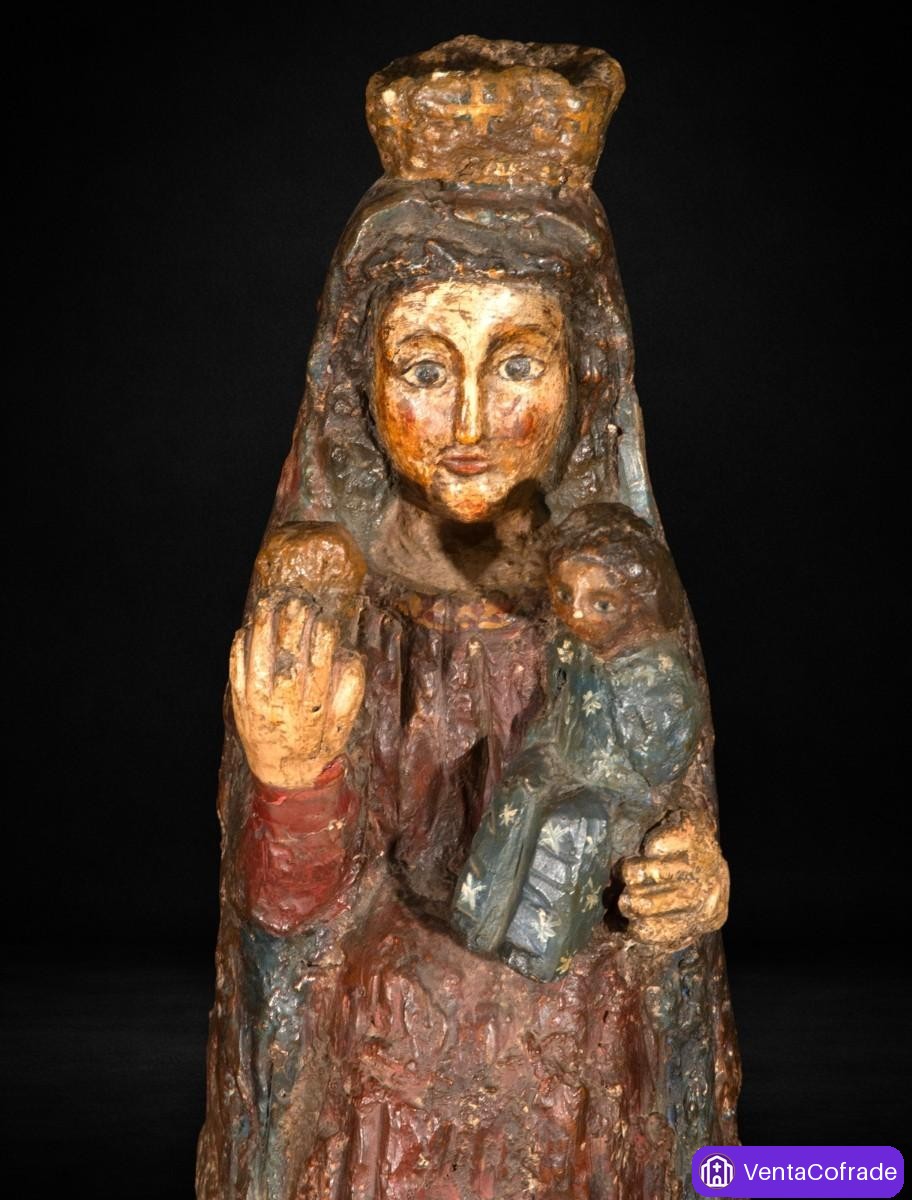 Virgen con Niño, escayola policromada, Miguel Gragera Calvo, s. XX - foto 2