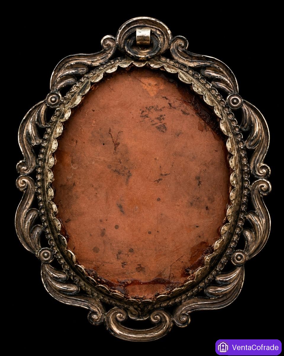 Relicario colonial peruano · Óleo sobre cobre · Escuela virreinal andina · Siglo XVIII–XIX - foto 2