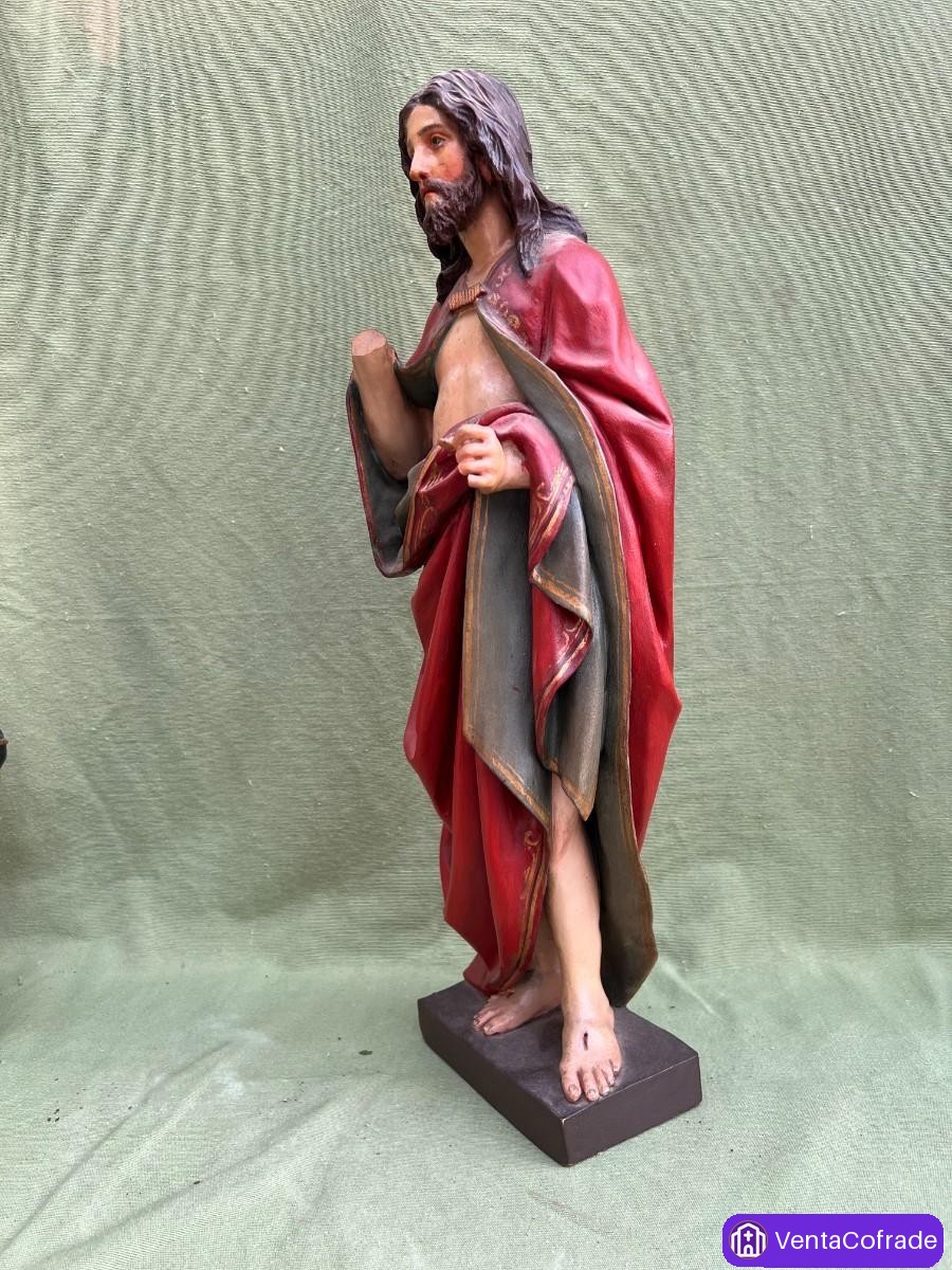 Talla Sagrado Corazón Jesús madera policromada 50c - foto 6