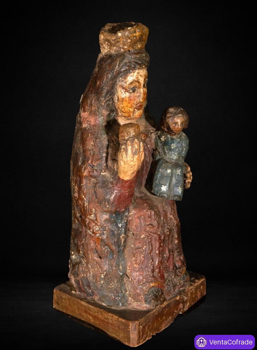 Virgen con Niño, escayola policromada, Miguel Gragera Calvo, s. XX - foto 5