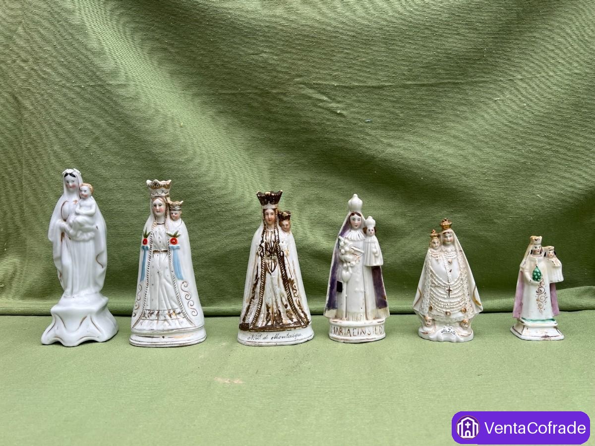 6 Vírgenes Porcelana Siglos XIX-XX - foto 1