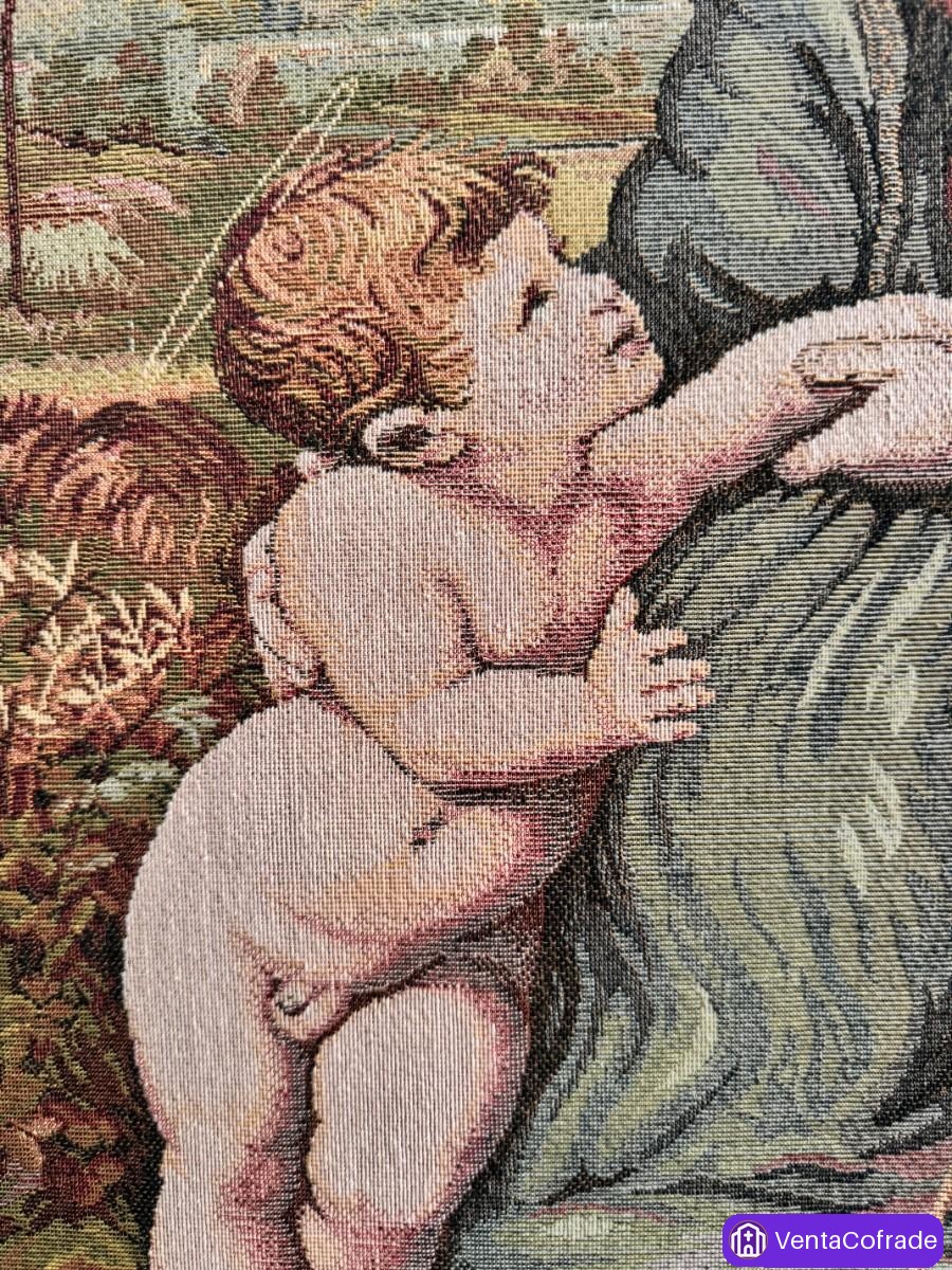 Tapiz Aubusson La Bella Jardinera Rafael 62x48cm - foto 2