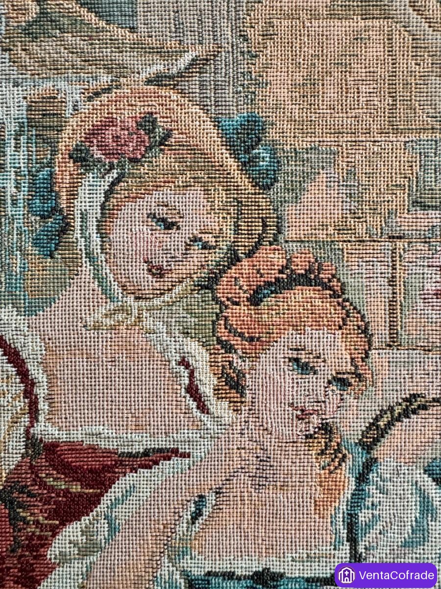 Tapiz Le Pifferaro estilo Gobelino 103x73cm - foto 4
