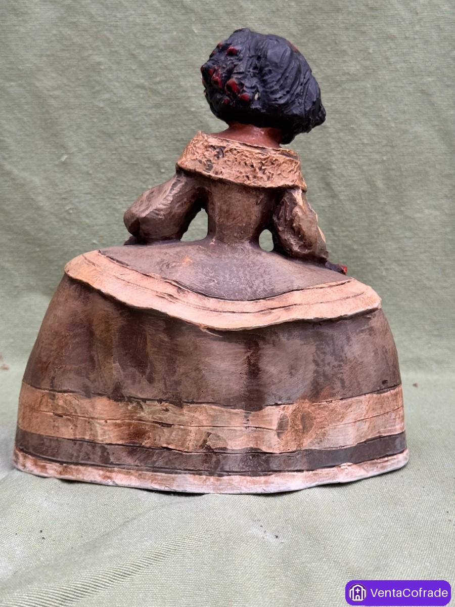 Conjunto de 3 figuras de colección inspiradas en Las Meninas, resina policromada, acabado artesanal - foto 6