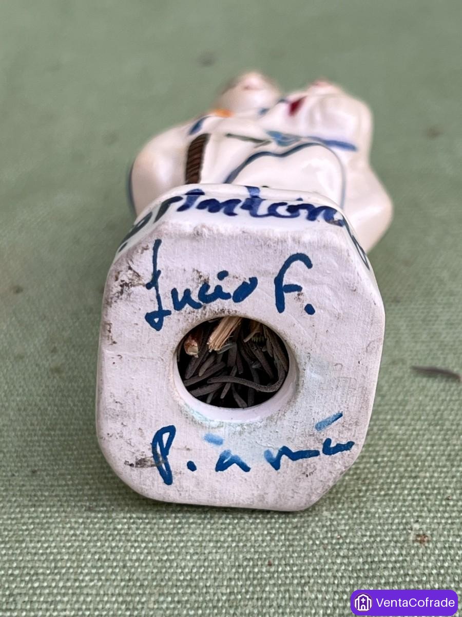 San Antonio de Padua portugués figurilla artesanal en cerámica pintada a mano - foto 6