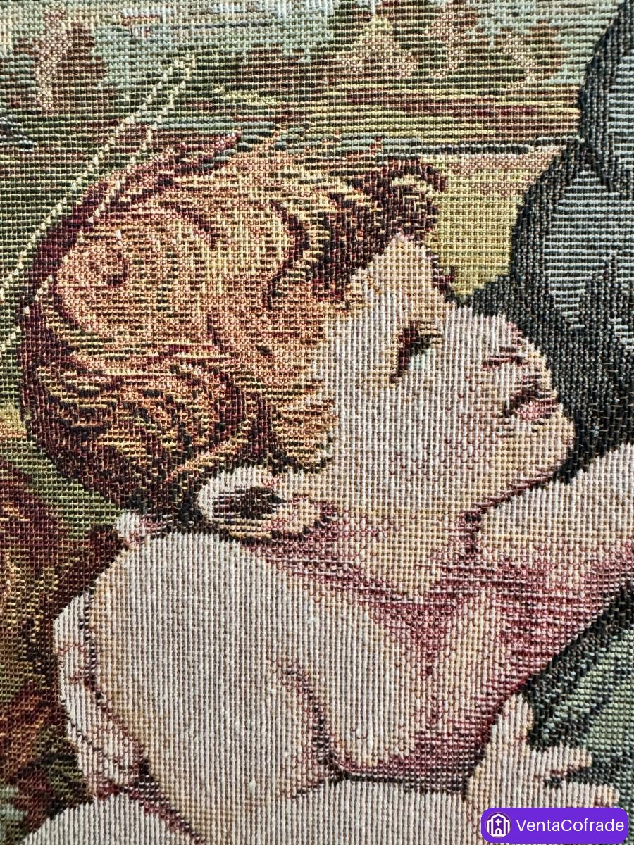 Tapiz Aubusson La Bella Jardinera Rafael 62x48cm - foto 6