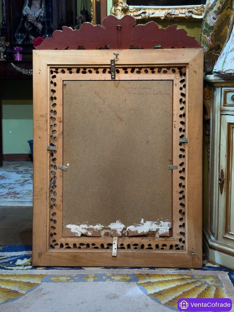 Virgen de la Candelaria, óleo colonial hispanoamericano, siglos XVIII-XIX - foto 5