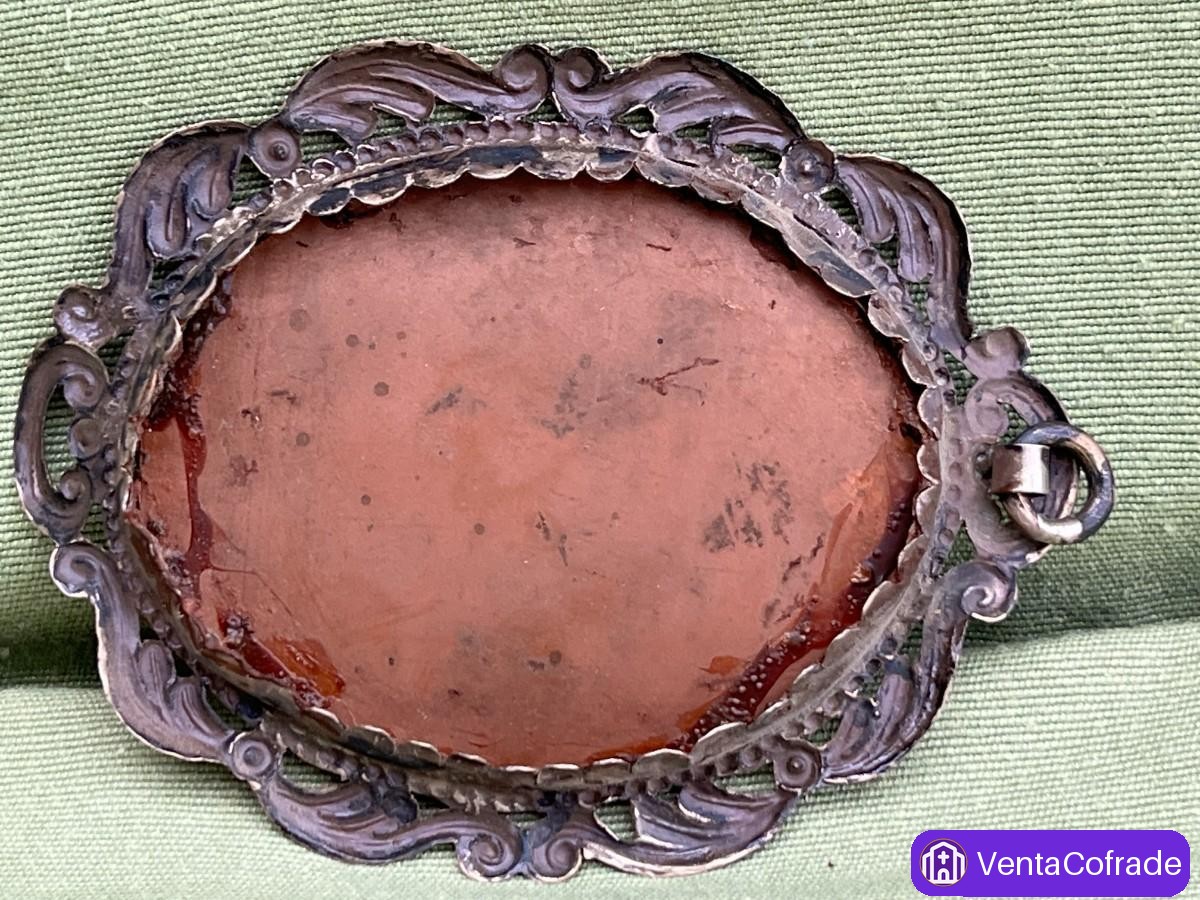 Relicario colonial peruano · Óleo sobre cobre · Escuela virreinal andina · Siglo XVIII–XIX - foto 5